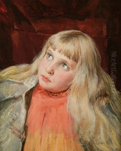 Portrait Of Sybil Townsend Oil Painting by Maria Brooks