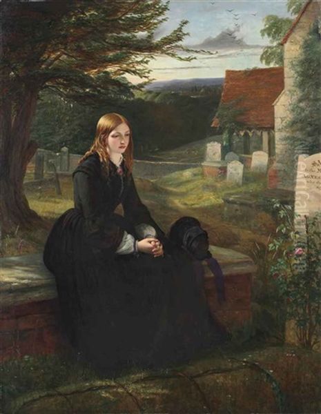 The Sister's Grave Oil Painting by Thomas Brooks