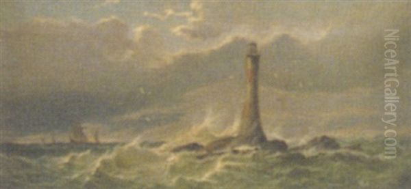 Seascape Oil Painting by William (of Ramsgate) Broome