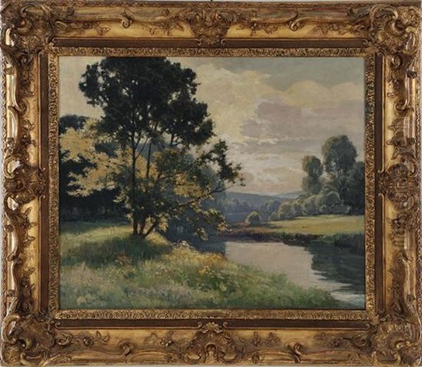 Landscape Oil Painting by Leon Esperance Broquet