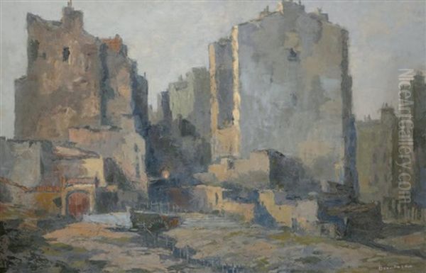 Vue De La Croix Rousse Oil Painting by Eugene Brouillard