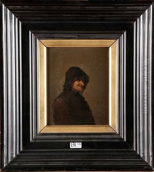 Portrait D'un Vieil Homme Oil Painting by Adriaen Brouwer