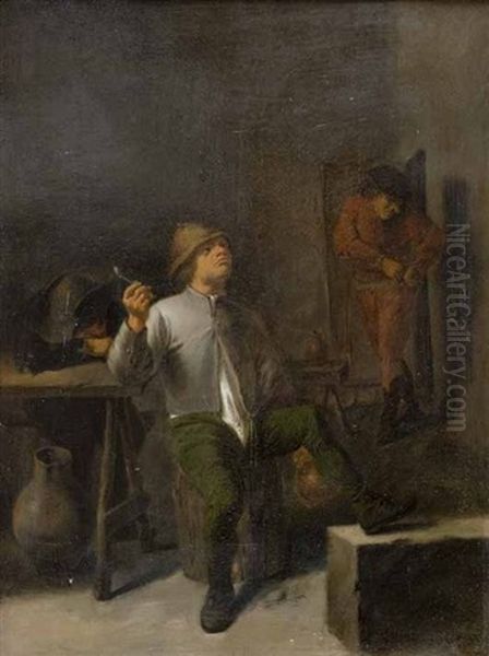 Le Buveur Oil Painting by Adriaen Brouwer