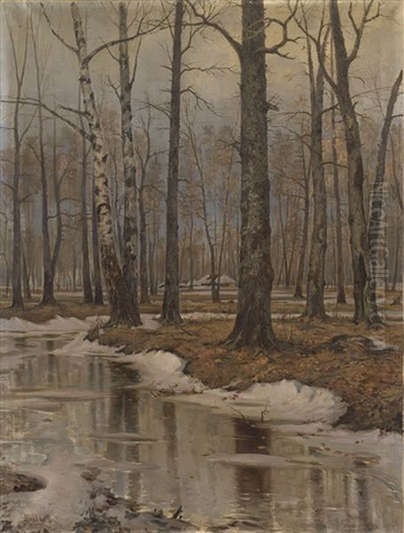 Birch Trees In Spring by Jakov Ivanovich Brovar