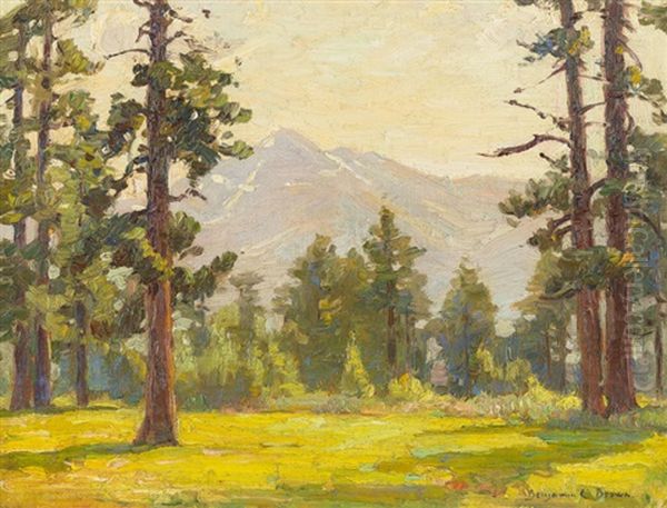 Mt. Tallac, Lake Tahoe Region Oil Painting by Benjamin Chambers Brown