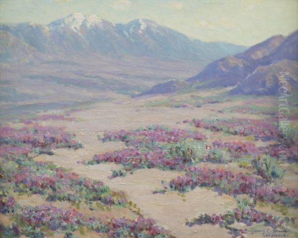 Wild Verbena Oil Painting by Benjamin Chambers Brown