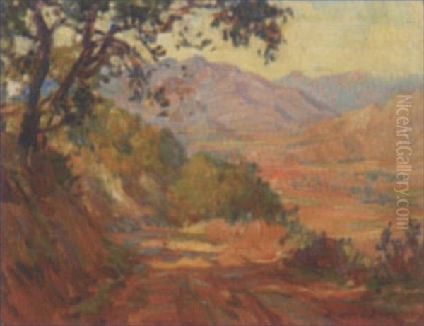 California Foothill Landscape Oil Painting by Benjamin Chambers Brown