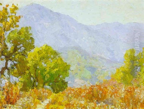 Autumn Coloring Oil Painting by Benjamin Chambers Brown