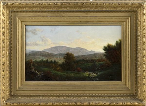 Bridgewater Mt. From Plymouth, N.h Oil Painting by George Loring Brown