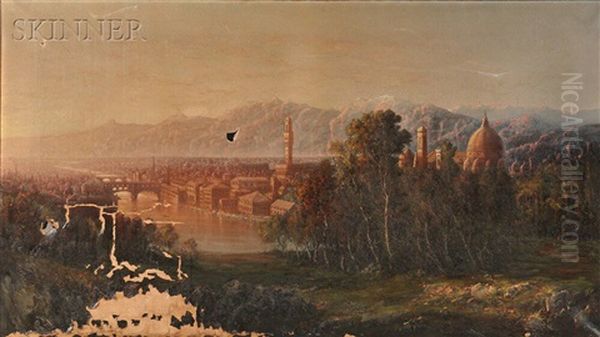 Panorama Of Florence Oil Painting by George Loring Brown