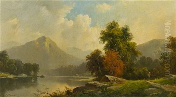 The White Mountains Oil Painting by George Loring Brown