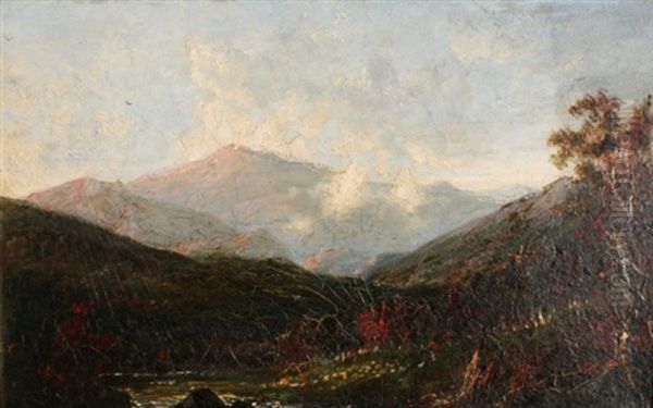 Afternoon Effect On Mt. Washington, View From The Wilson House, Jackson, Nh Oil Painting by George Loring Brown