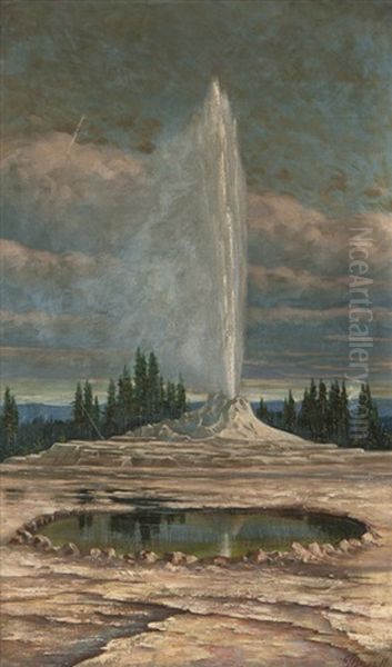 Old Faithful Oil Painting by Grafton Tyler Brown