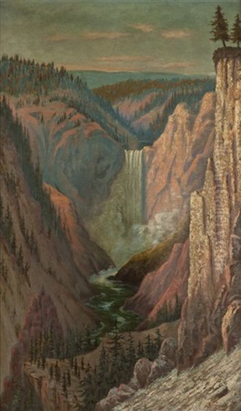 View Of The Grand Canyon From Lookout Point Oil Painting by Grafton Tyler Brown