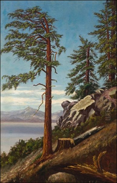 Tahoe Landscape Oil Painting by Grafton Tyler Brown