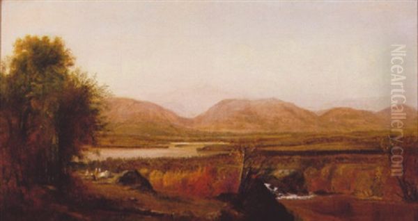 Autumn On The Saco River Oil Painting by Harrison Bird Brown