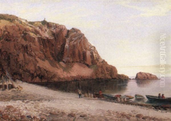 Monhegan Oil Painting by Harrison Bird Brown