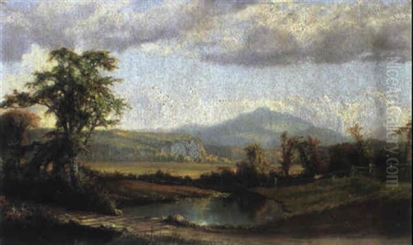 White Mountain Landscape Oil Painting by Harrison Bird Brown