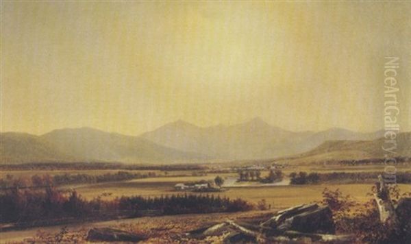 View Of The White Mountains From The Jones Farm, Vermont by Harrison Bird Brown