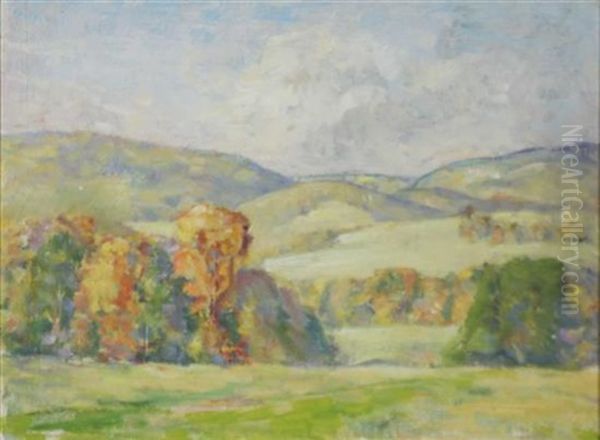 Late Summer Oil Painting by Horace Brown