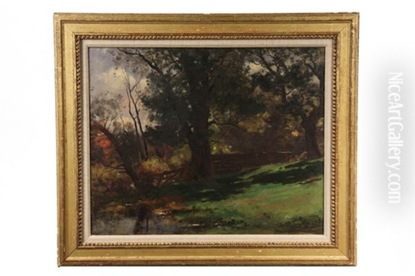 Summer Landscape Oil Painting by John Appleton Brown