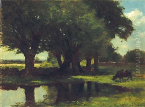 The Pasture Oil Painting by John Appleton Brown