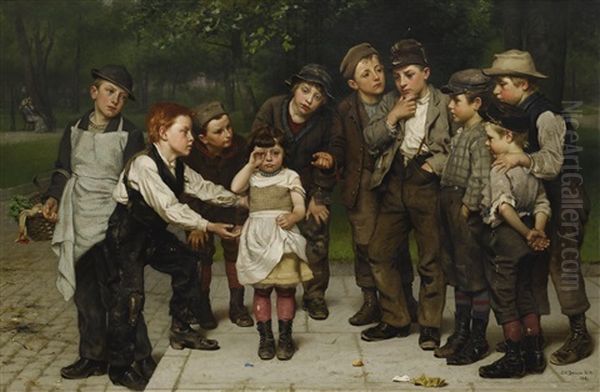 The Lost Child Oil Painting by John George Brown