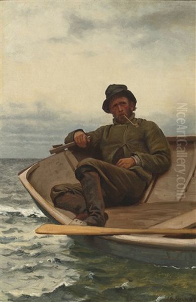 Homeward Bound Oil Painting by John George Brown