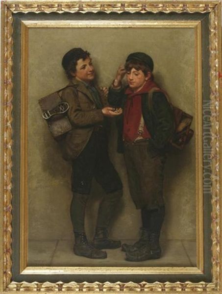 A Good Day's Work Oil Painting by John George Brown