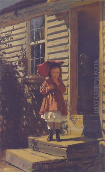 The Broken Parasol Oil Painting by John George Brown