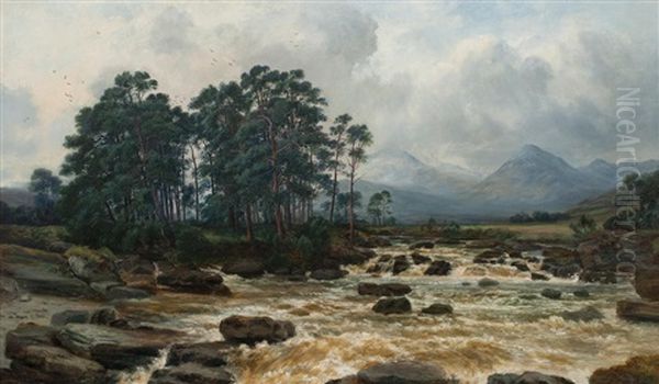 The River Dochart, Killin by William Beattie Brown