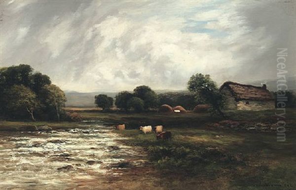 Near Struan Oil Painting by William Beattie Brown