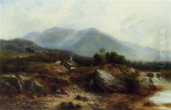 Near Jayfuirst, Glencoe Oil Painting by William Beattie Brown