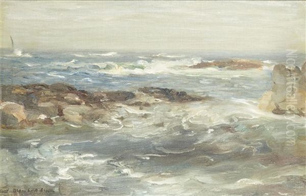 Seascape Oil Painting by William Marshall Brown