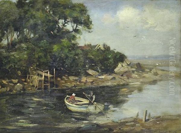 Setting Out Oil Painting by William Marshall Brown