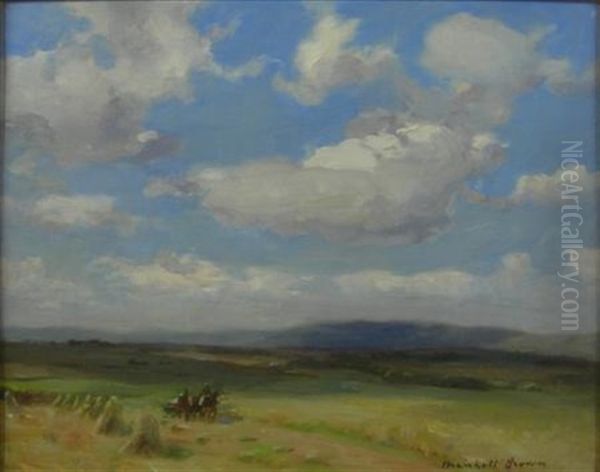 Through The Fields Oil Painting by William Marshall Brown