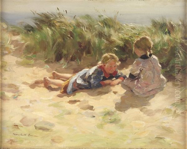 In The Dunes Oil Painting by William Marshall Brown