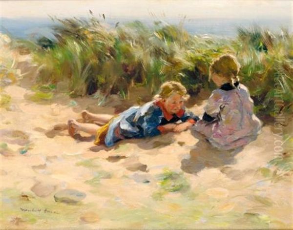 In The Dunes Oil Painting by William Marshall Brown