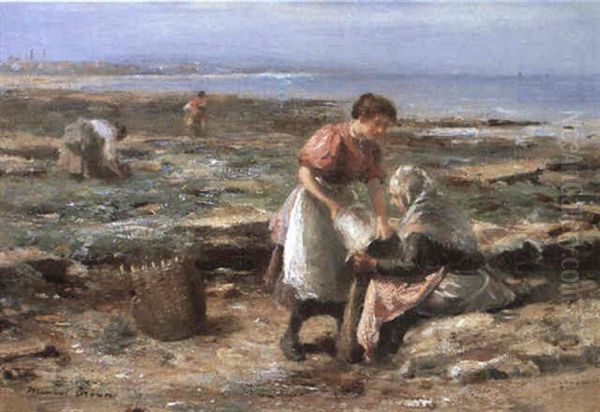 Gathering Whelks by William Marshall Brown