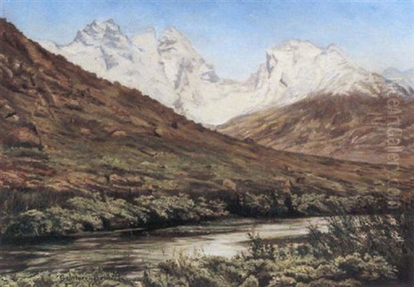 Indian Summer, Rockies Oil Painting by Belmore Browne