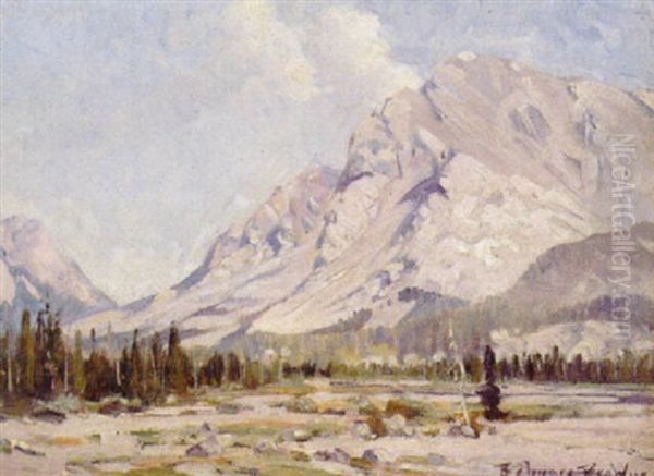 Valley Of The Clearwater River Oil Painting by Belmore Browne