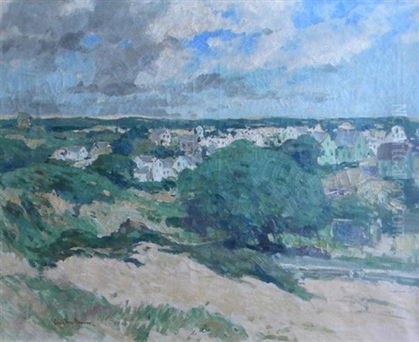 Provincetown (view From Telegraph Hill) Oil Painting by George Elmer Browne