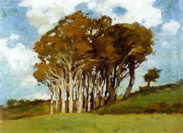 Cluster Of Trees Oil Painting by George Elmer Browne