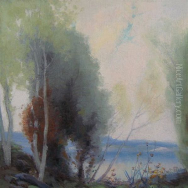 Spring Colours Oil Painting by Joseph Archibald Browne