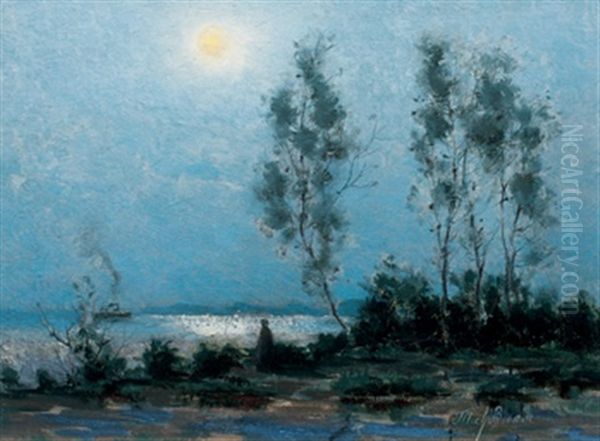 Sunset, March 10, 1902 Oil Painting by Joseph Archibald Browne