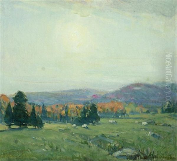 Crimson Hills, Gatineau Oil Painting by Peleg Franklin Brownell