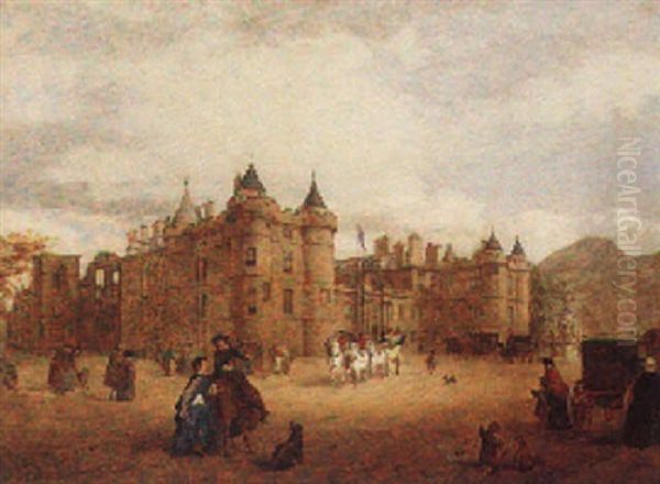 Holyrood Oil Painting by George Washington Brownlow