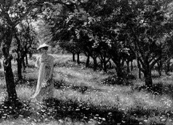 An Orchard In June by Jennie Augusta Brownscombe