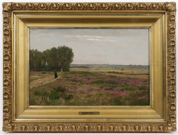 Summer Meadow Oil Painting by Vaclav Brozik