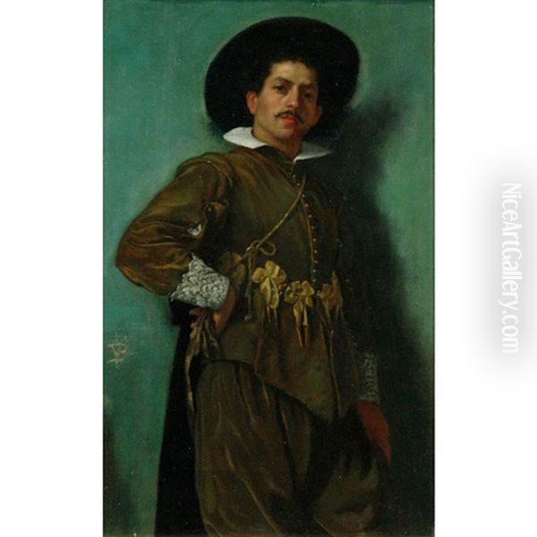 Musketeer Oil Painting by Vaclav Brozik